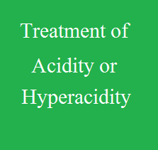 Treatment of Acidity or Hyperacidity - By Dr. V. B. Mishra - Ayirvedpuram - Allahabad